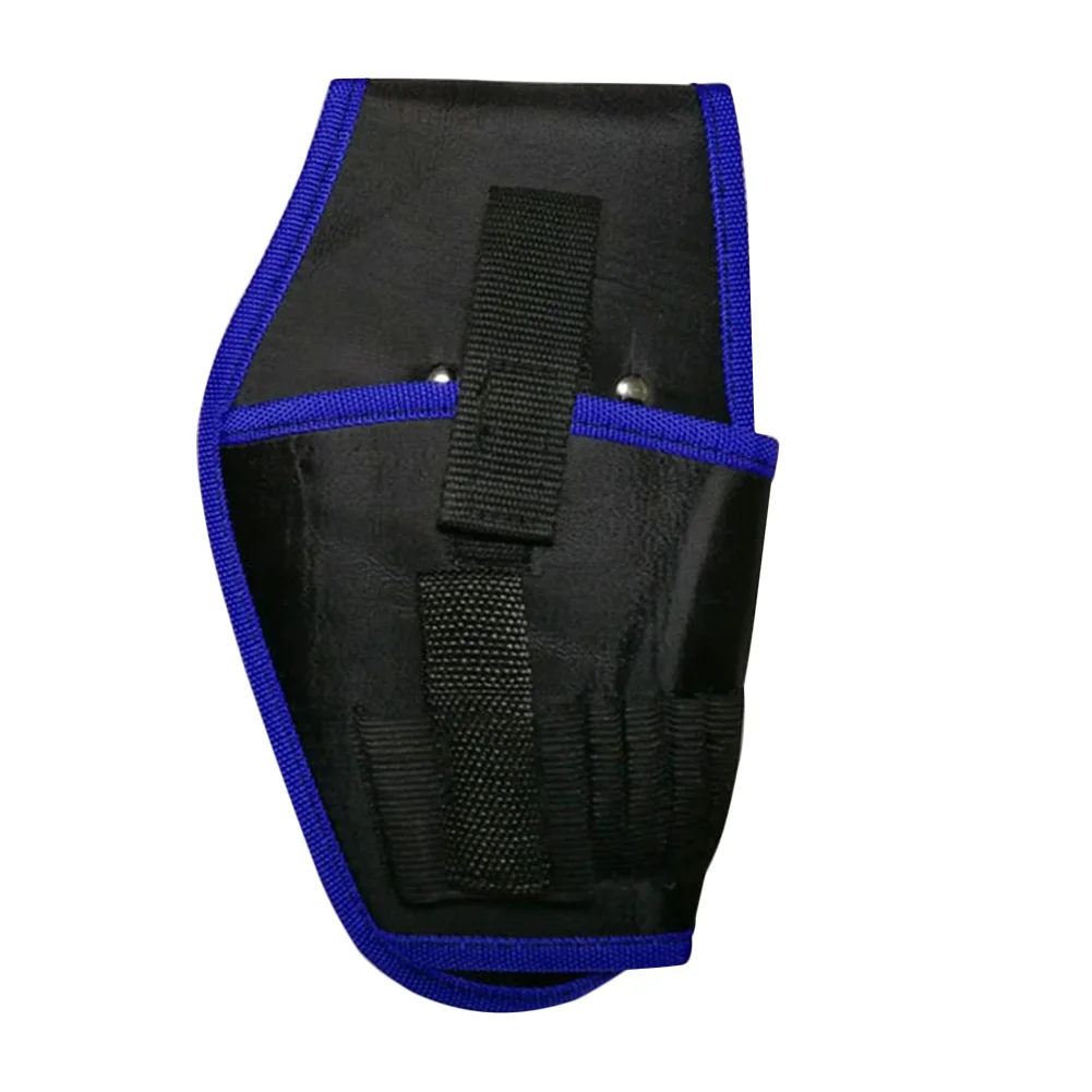 Blue 15 см* 26 см для инструментов, чехол для переноски, портативный Аккумуляторный держатель для дрели, карманная дрель, аккумуляторная отвертка, поясная сумка для инструментов - Цвет: Blue