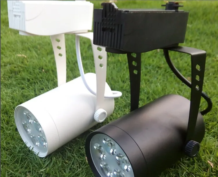 2 провода светодиодные рельсы освещение пятно Lamparas 5 Вт AC 85 265 в черный белый