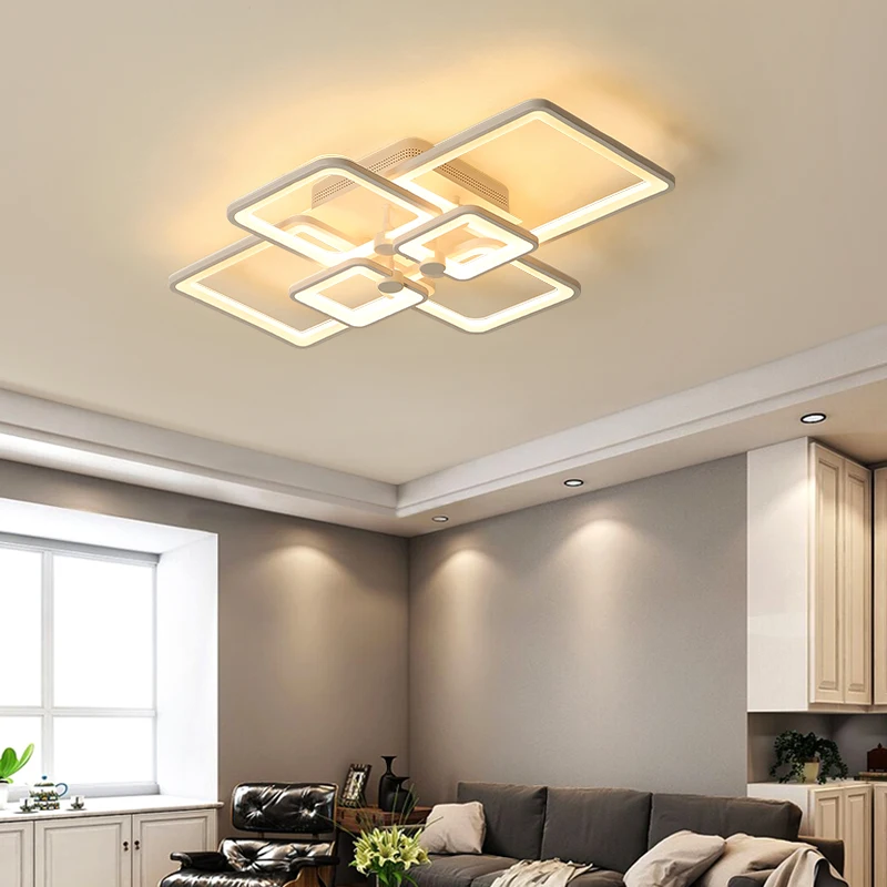 Современная светодиодная Люстра для гостиной столовой спальни Кухонный