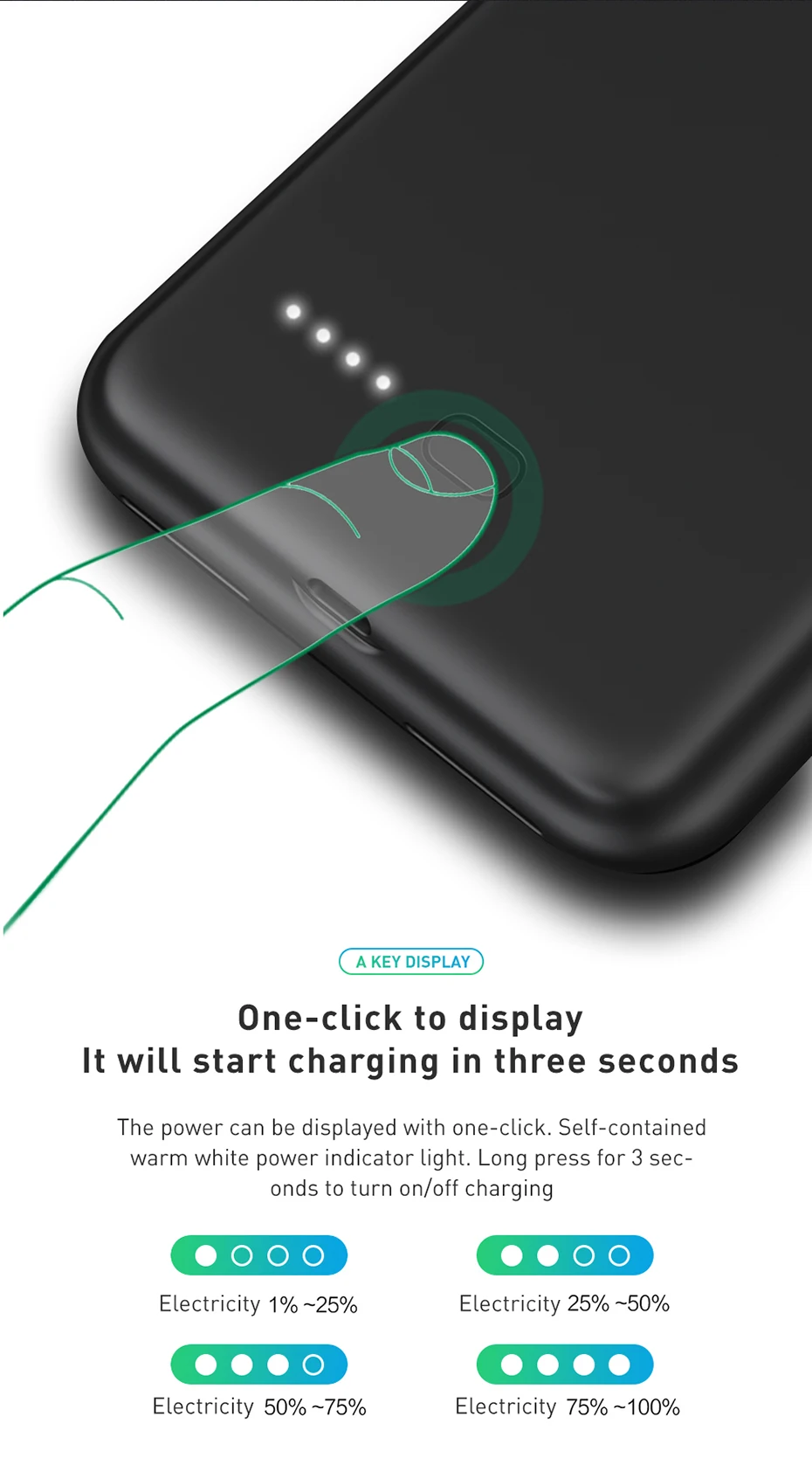 Чехол для зарядного устройства Baseus для iPhone Xs Max XR Xs power Bank силиконовый чехол для iPhone power bank внешний аккумулятор