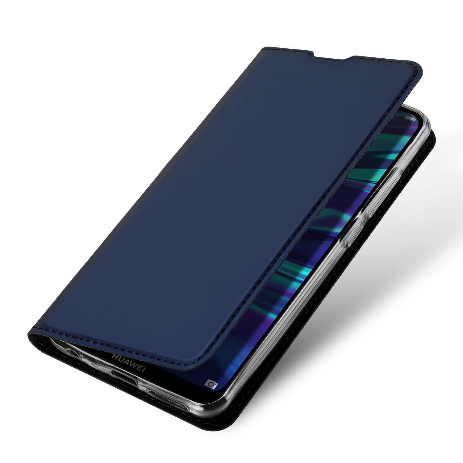Чехол с откидной крышкой для Huawei P Smart 2019 мягкий бампер из искусственной кожи и ТПУ