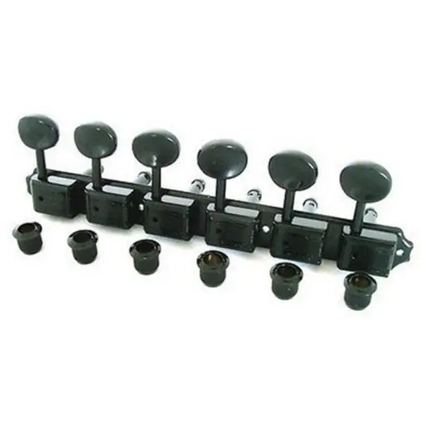Wildson Deluxe WJ55S 6 In line головки/тюнеры черные новые гитарные детали | Спорт и