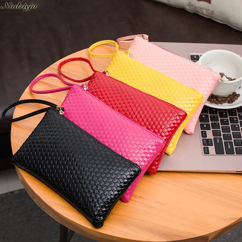 Модный женский кошелек сумка клатч на запястье женские сумки мини для мобильного