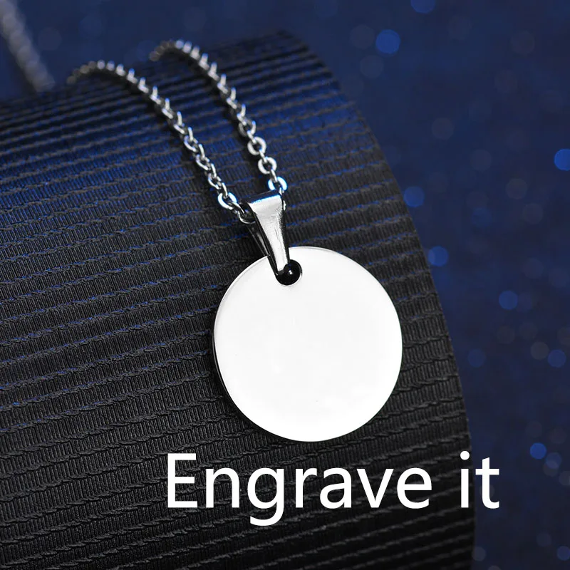 engrave necklace ELSEMODE из нержавеющей стали золотого цвета Linkin Park Шарм Сувенирный браслет Творческий браслет для мужчин женщин лучший подарок фанатов - Окраска металла: engrave necklace