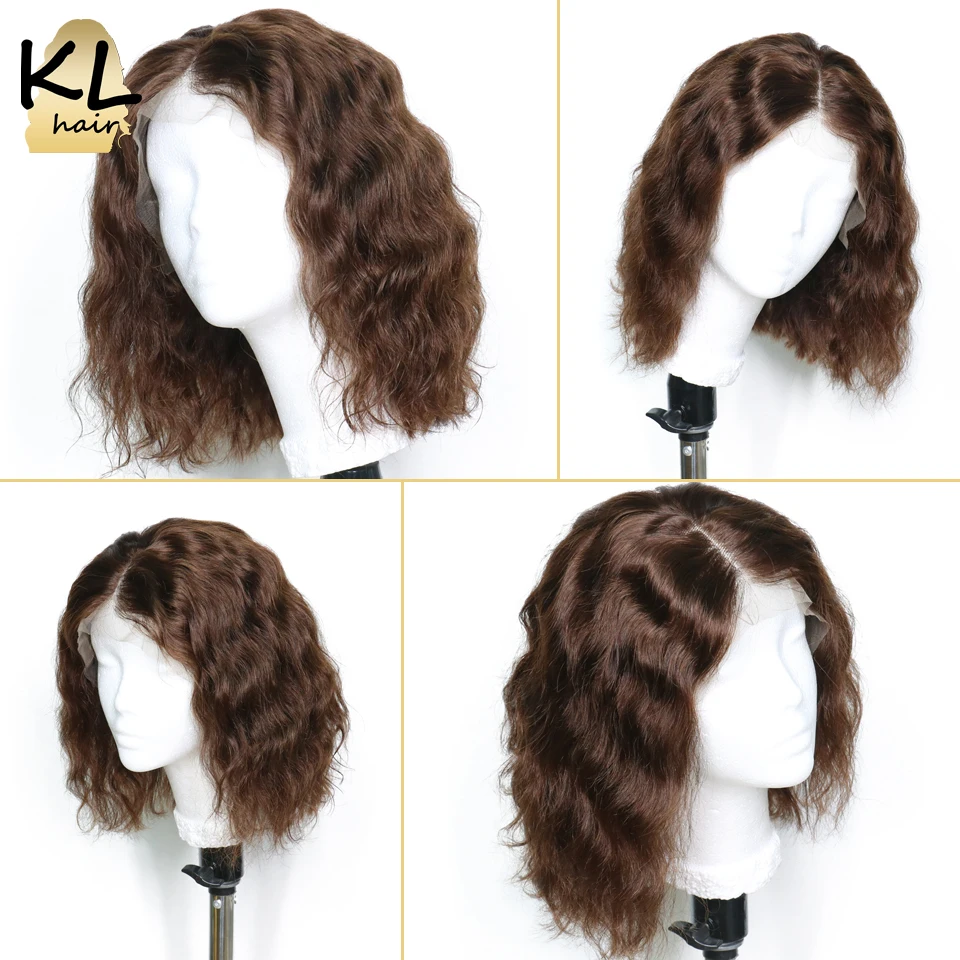KL Hair предварительно сорвал короткие парики Боба с волосами младенца кружева