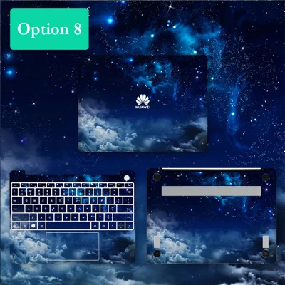 Наклейка из голубого мрамора для fundas huawei Matebook 13 дюймов против царапин/пыли ПВХ наклейка для ноутбука huawei Matebook 1"