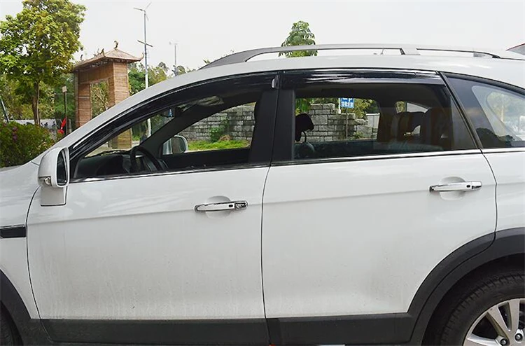 For Captiva Plastic Window Visor 2007-2018 Vent Shades Sun Rain Deflector Guard 4PCS/SET Car Styling | Автомобили и мотоциклы