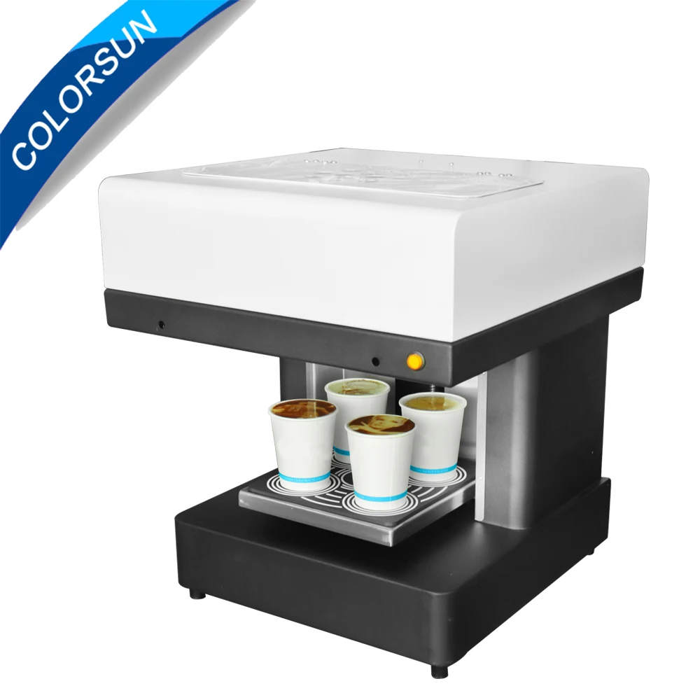 Colorsun 4 чашки кофейный принтер пищевой струйный DIY Художественный для торта