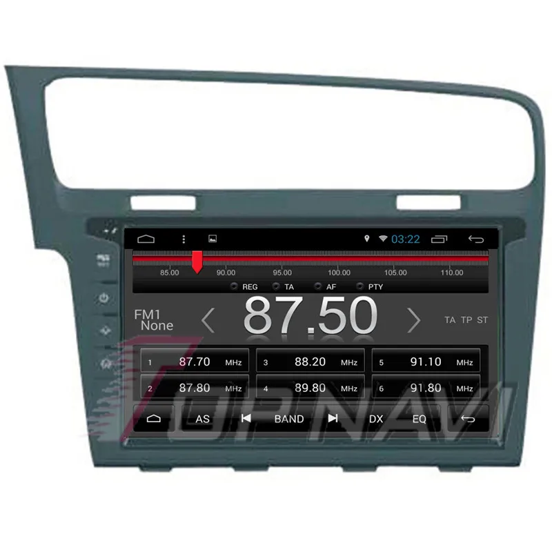 Автомобильный мультимедийный комплект Topnavi 10 1 дюйма 1024*600 четыре ядра Android 7 GPS
