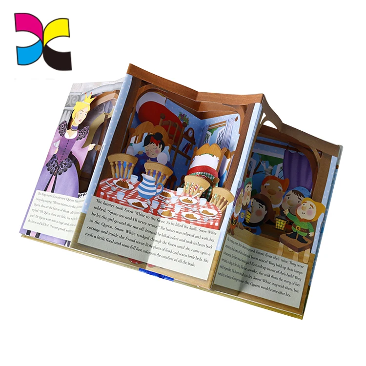 Детские книги 3D дизайн печать индивидуальный размер картон Дети Обучение