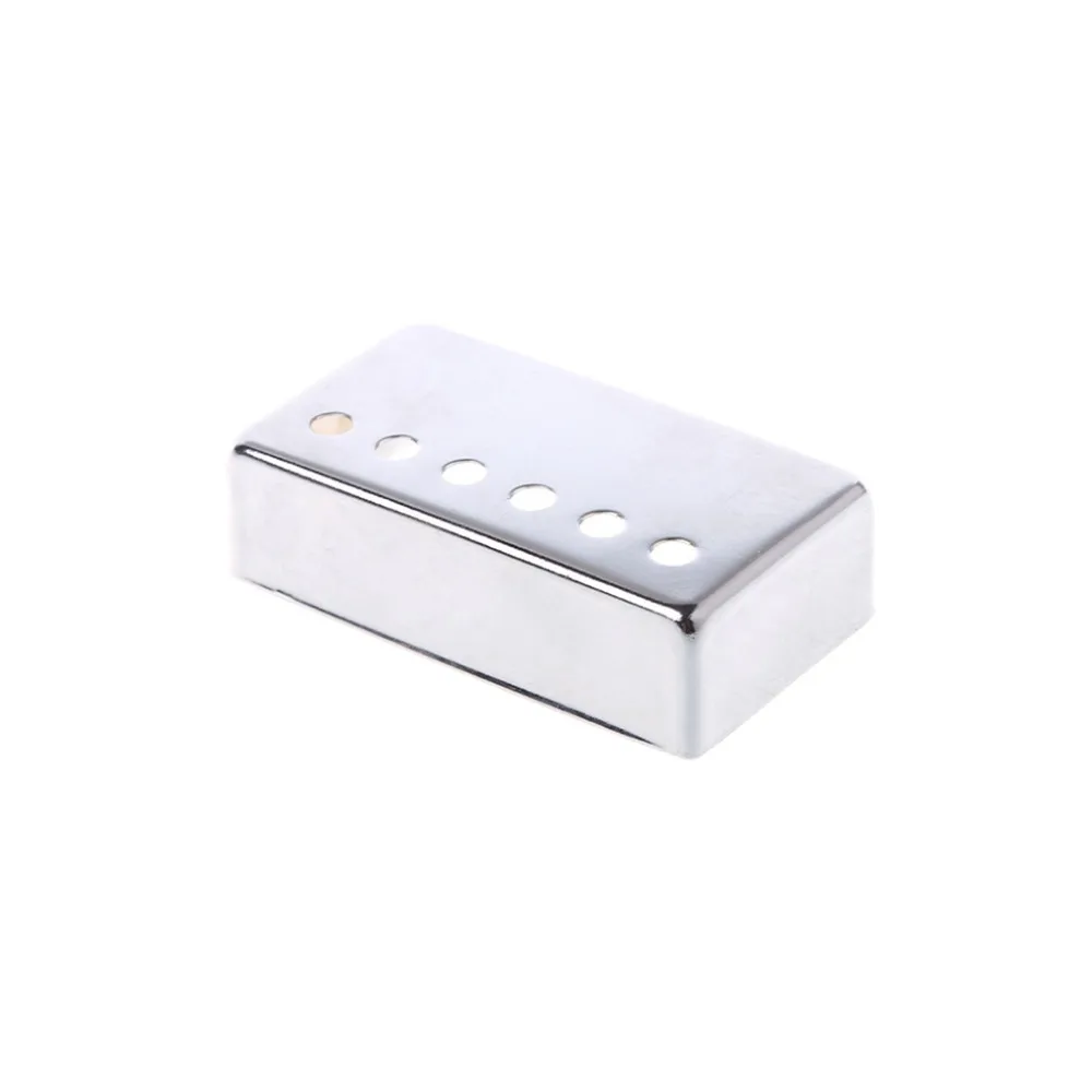 Electric Guitar Accessorie 6 Holes Silver LP Pickup Cover Humbucker 50 52 Copper dropshipping | Спорт и развлечения
