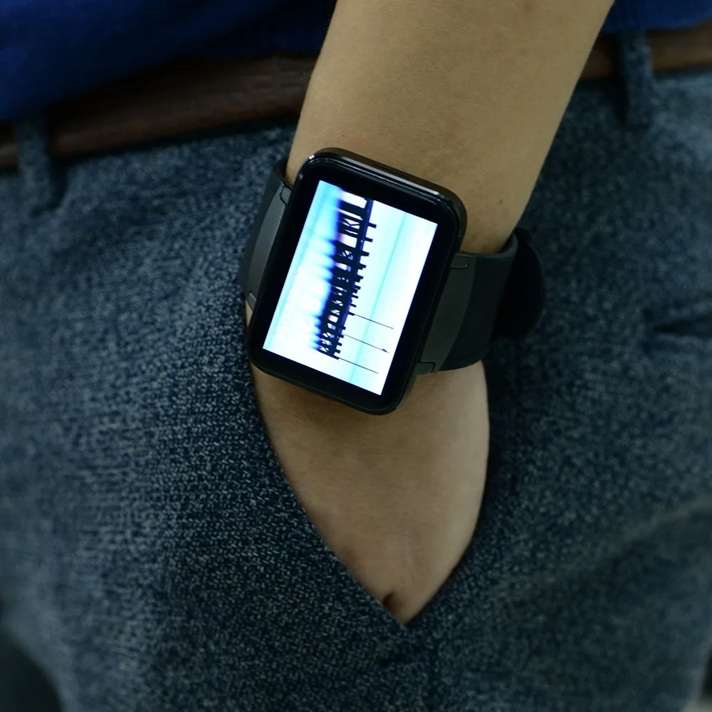 Android Smart часы 3G Wi-Fi gps трекер смартфон ZW68 с Сим слот для карт Фитнес Для мужчин