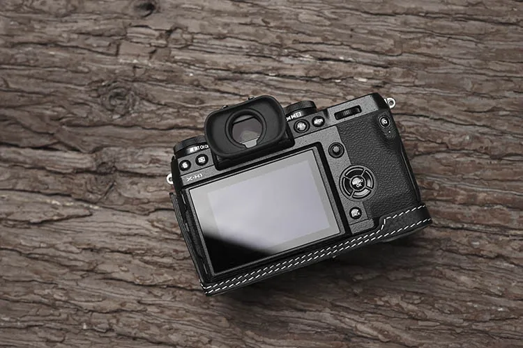 Mr. stone натуральная кожа чехол для камеры половина сумка для Fujifilm XH1 X-H1 ручной работы Половина корпуса камеры