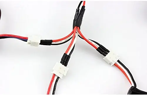 EBOYU (TM) Hubsan H501S X4 FPV Racing Quadcopter Drone Parts 3 X Lipo Battery 7 4 V 2700mAh 10C + 1 зарядный кабель | Игрушки и