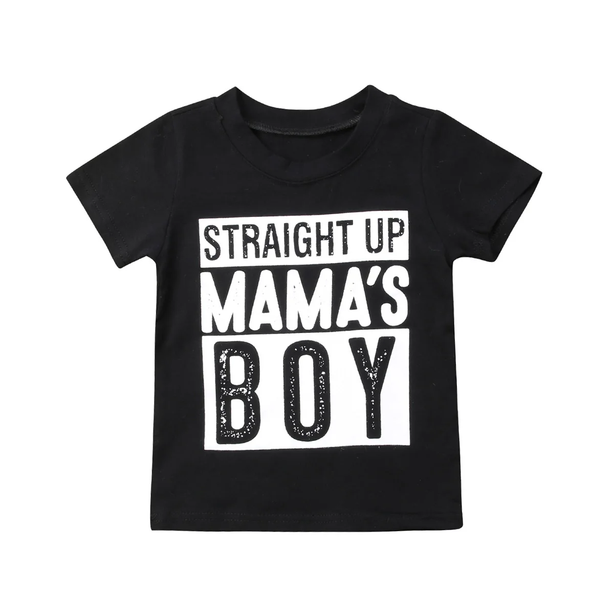 2018 Canis летняя футболка для новорожденных мальчиков прямая с надписью Mama черные