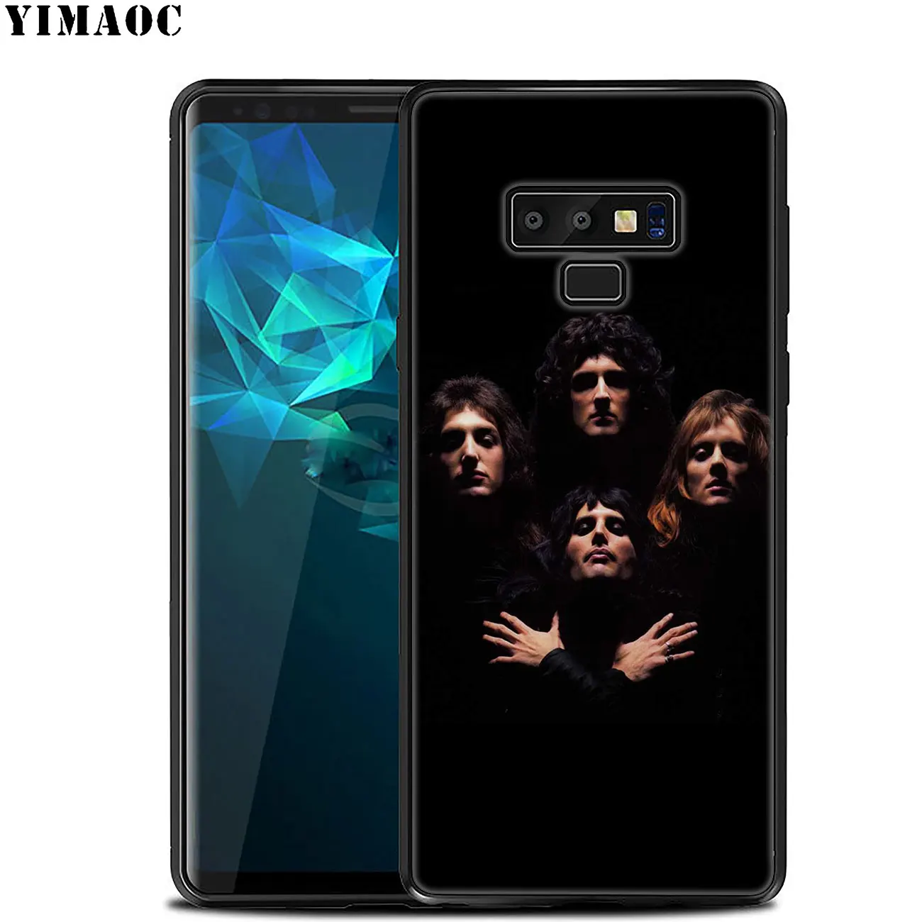 Мягкий силиконовый чехол YIMAOC Queen Rock Group для Samsung Galaxy A6 A9 A8 A7 2018 A3 A5 2016 2017 Note 9 8 10 Plus