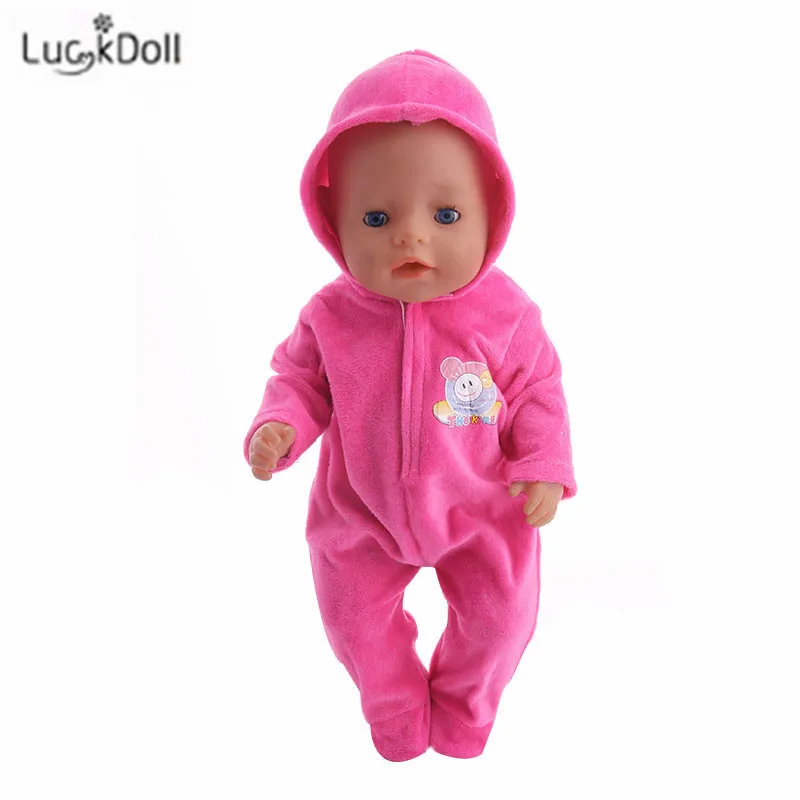 LUCKDOLL Новые Модные Симпатичные пижамы для 18-дюймовые американские куклы и 43 см для ухода за ребенком для мам аксессуары для кукол, чтобы дать детям самый лучший подарок