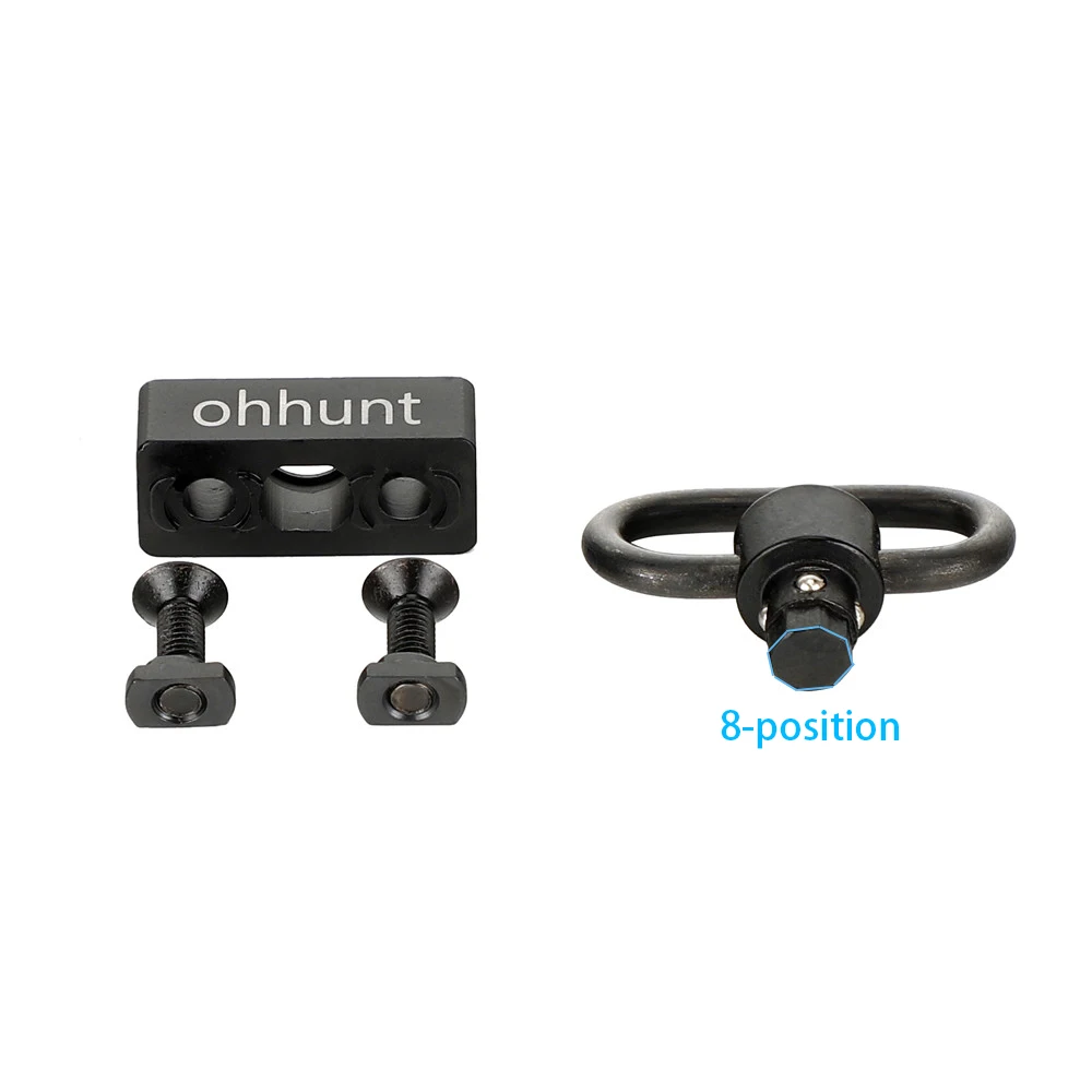 Ohhunt охотничий слинг адаптер кнопка QD релиз сверхмощный Вертлюг крепление для