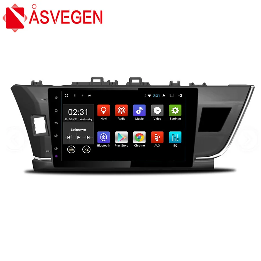 Asvegen HD сенсорный экран Android 7 1 четырехъядерный автомобиль авто WIFI видео