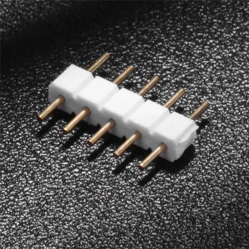 10 шт. мужской/женский 4 Pin коробка передач/5PIN коннектор RGBW адаптер штырь иглы для RGB/RGBW 5050 3528 Светодиодные ленты светильник светодиодный аксессуары