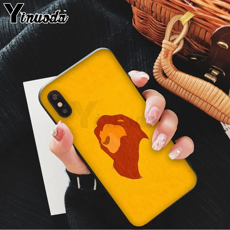 Yinuoda черный ТПУ мягкий резиновый чехол для телефона Apple iPhone 8 7 6 6S Plus X XS MAX 5 5S SE