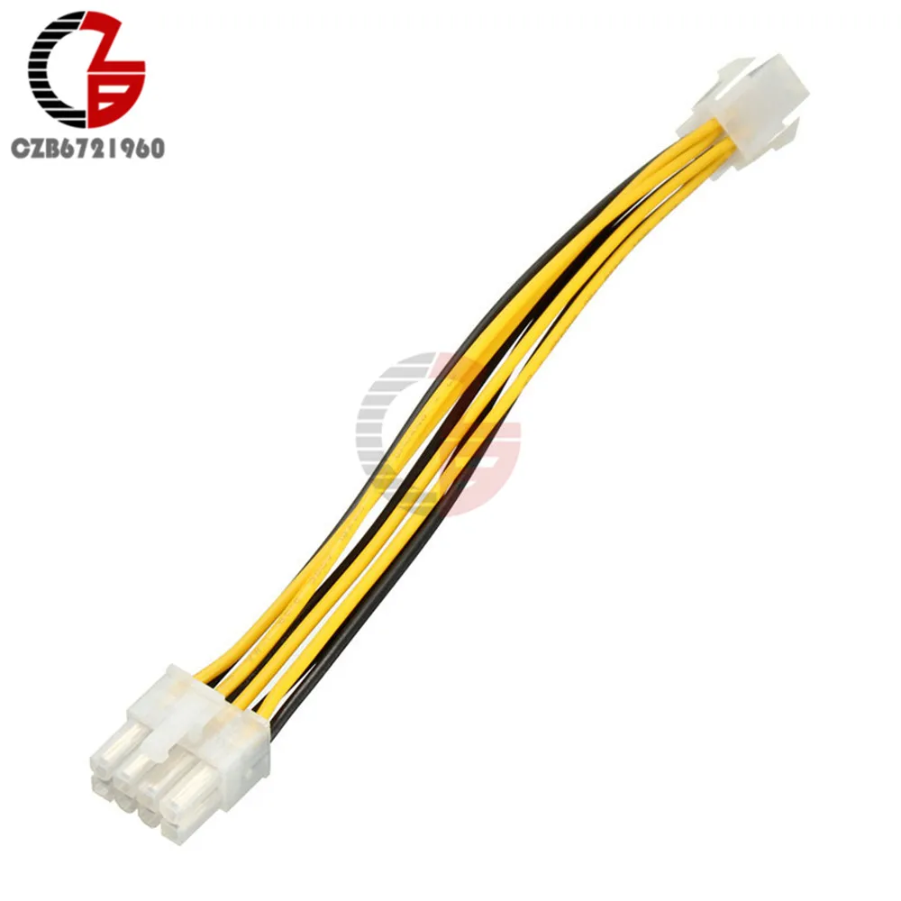 20 см 4 Pin мама-папа 8 Pin ATX EPS 12v разъем адаптера PCIe соединительный кабель
