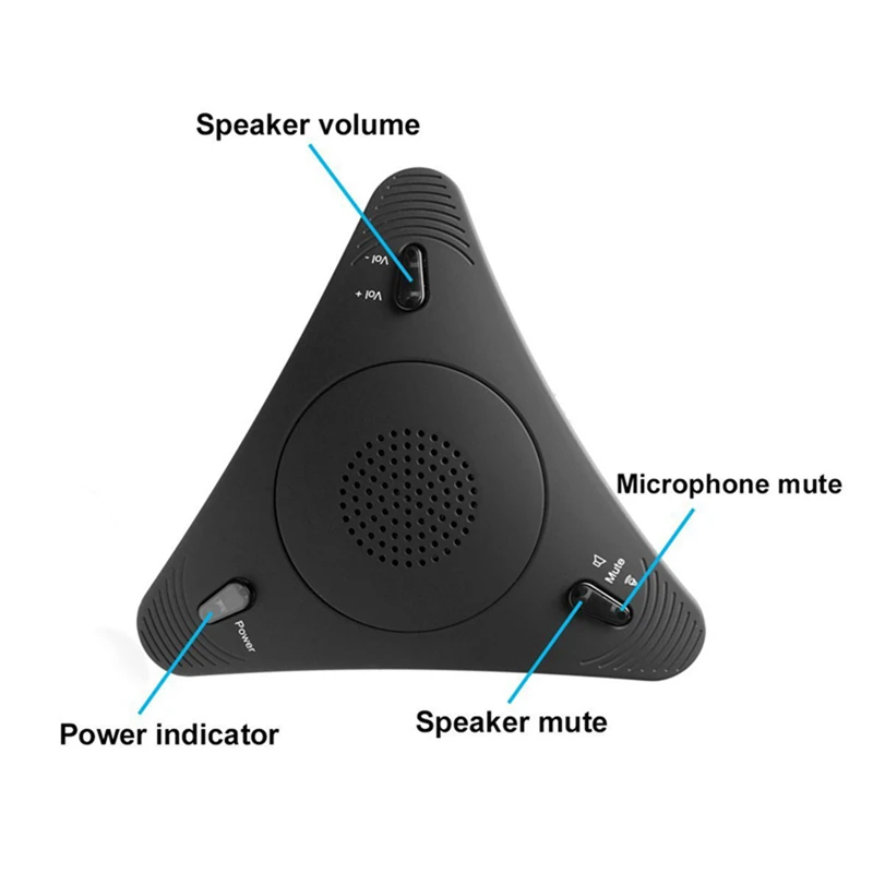 USB 500 Voip Конференц-микрофон динамик микрофон USB микрофон для компьютера микрофон для ПК для конференц-звонков