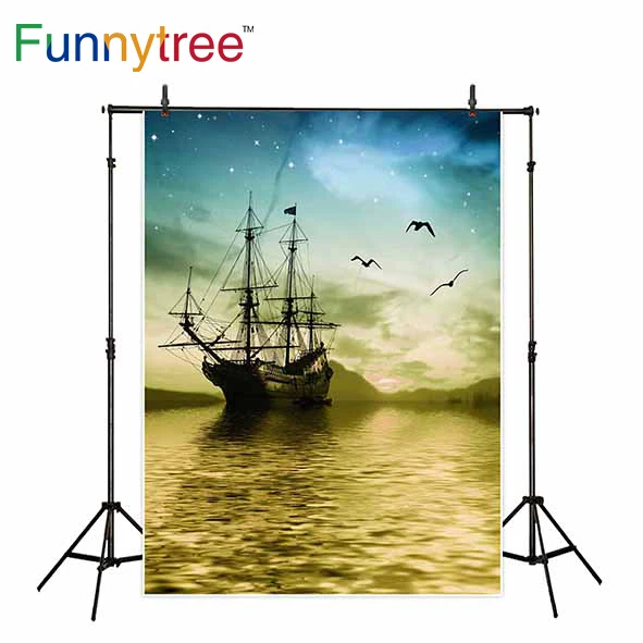 Фон Funnytree для студийной фотосъемки задний фон с изображением звёздного неба |