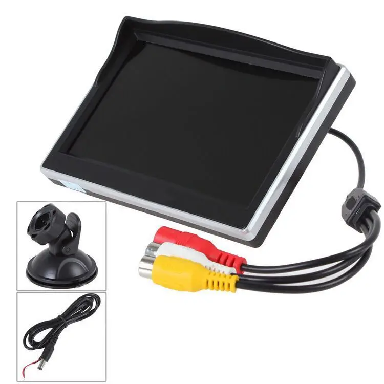 5 &quotНастольный дисплей TFT lcd HD камера заднего вида система парковки NTSC PAL ночного
