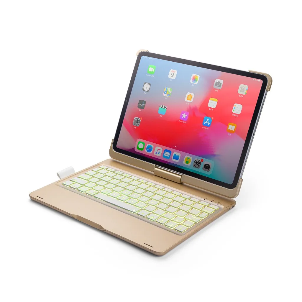 Для Ipad Pro 11 чехол 360 градусов флип беспроводной Bluetooth подсветка клавиатура чехол Новое поступление#20191018