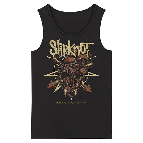 Bloodhoof Slipknot альтернатива металла смерти металла тяжелый металл Deathcore мужские топы Азиатский размер - Цвет: 4