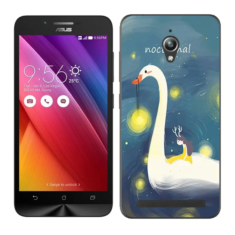 Защитный Мягкий чехол из ТПУ для ASUS Zenfone GO ZC500TG телефона 5 0 дюймов нарисованная