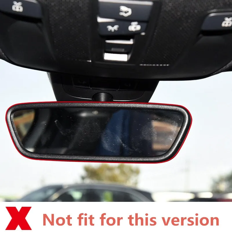 ABS матовая 1 шт. внутренняя рамка зеркала заднего вида Накладка для Mercedes Benz A Class 2012