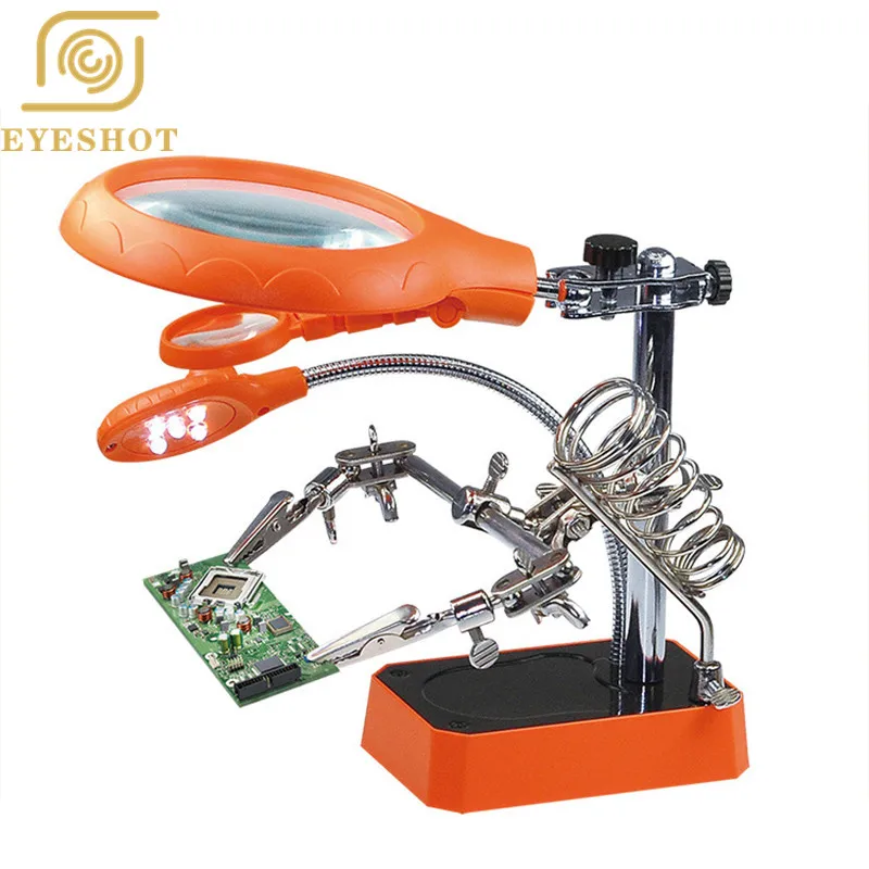 Сварочные инструменты для ремонта паяльника подставка станция увеличительное