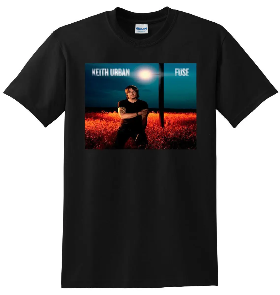 Keith Urban футболка предохранитель винил CD покрывают тройник маленький средний