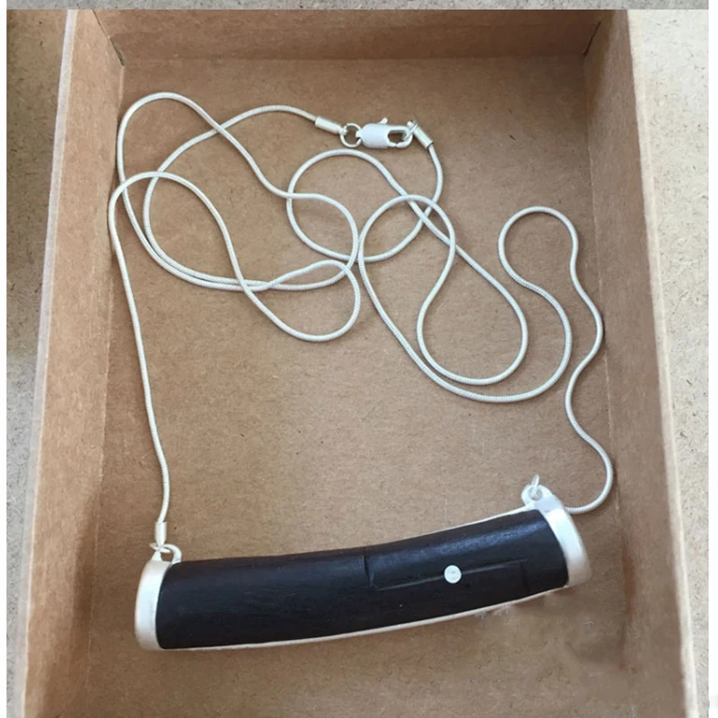 Уникальная эбеновая подвеска Macassar этническая цепочка в виде змеи деревянное