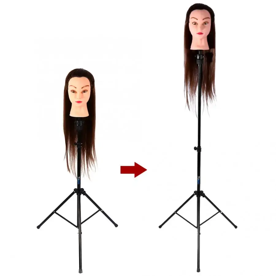 

Barber Accessories US Mannequin Head Tripod Hairdressing Training Head Holder Hair tand Tool