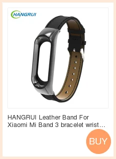 HANGRUI mi band 2 ремешок из нержавеющей стали сменный ремешок для Xiaomi mi Band 2 Безвинтовой ремешок на запястье mi band 2 умный Браслет