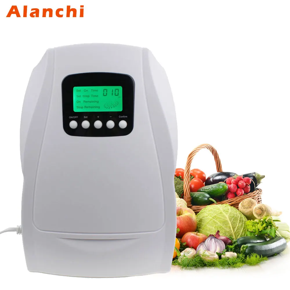 

Alanchi Portable Air Ozone Generator For Air Sterilization Manual Timing 110V/220V For Aquarium Water Disinfection