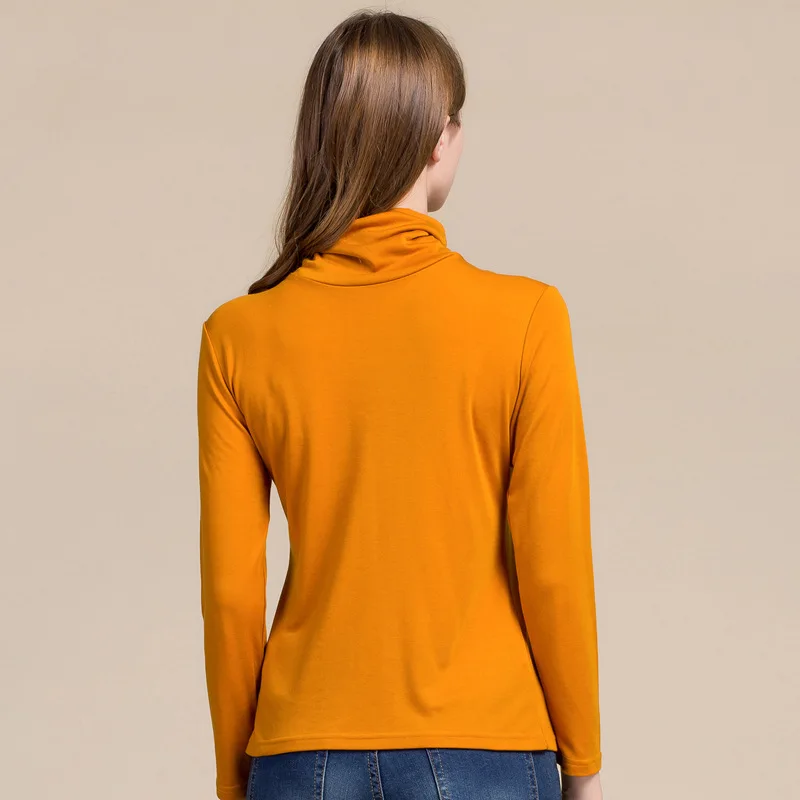Sweater merino wool women 70% Wool 30% Silk Pullovers knitted Soft sweaters Turtleneck pullover jumper winter thermal tops | Женская