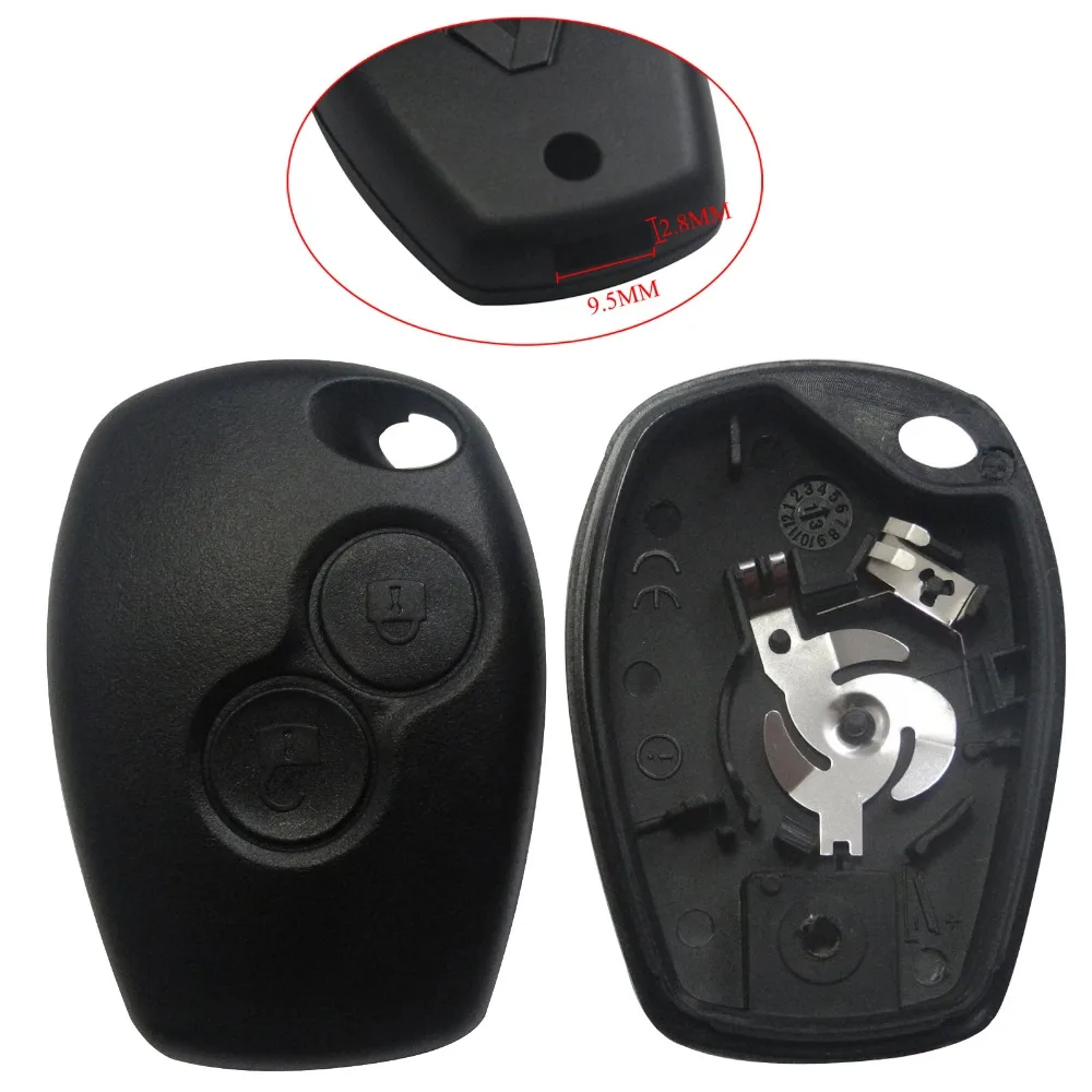 Оболочка пульта дистанционного управления 2 btns для Renault Duster Logan Fluence Clio Vivaro Movano Master