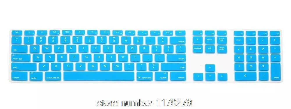 Для Apple Imac G6 Desktop Проводная клавиатура для ПК Us Version с номером Zone Long Keyboard Cover Film Skin