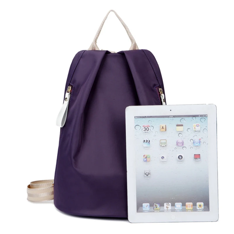 Модный нейлоновый школьный ранец для девочек женский рюкзак отдыха комплект из 3