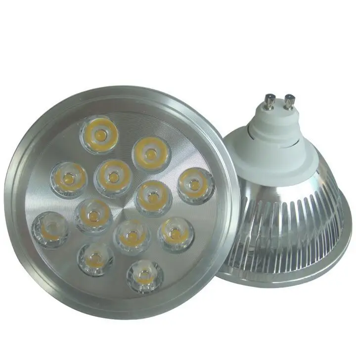 12W GU10 E27 AR111 LED прожекторная лампа 110V 220V теплый белый натуральный охлажденный для декоративного освещения в магазинах одежды.