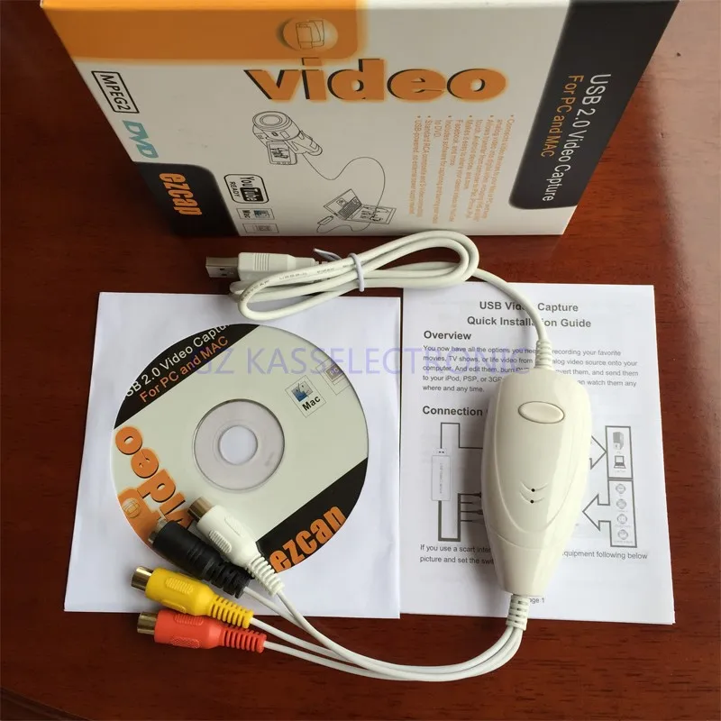 Новинка 2017 vhs рекордер захват видео источника из VHS V8 Hi8 для windows10 mac с