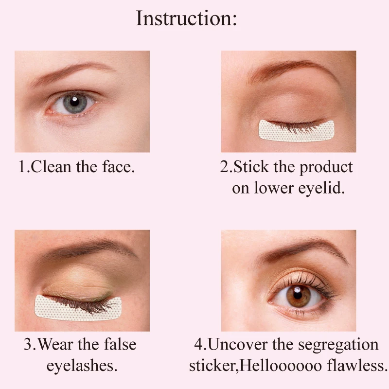 Патчи тканевые под глаза для наращивания ресниц 100 шт./лот|Накладные ресницы| |