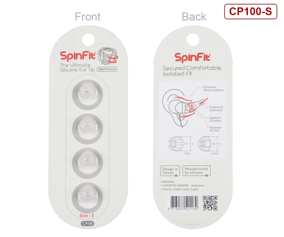 1 пара(2 шт.) NICEHCK SpinFit CP100 CP100M CP800 CP220-M2 наушники-вкладыши запатентованный силиконовый наушник инновационная технология наушник