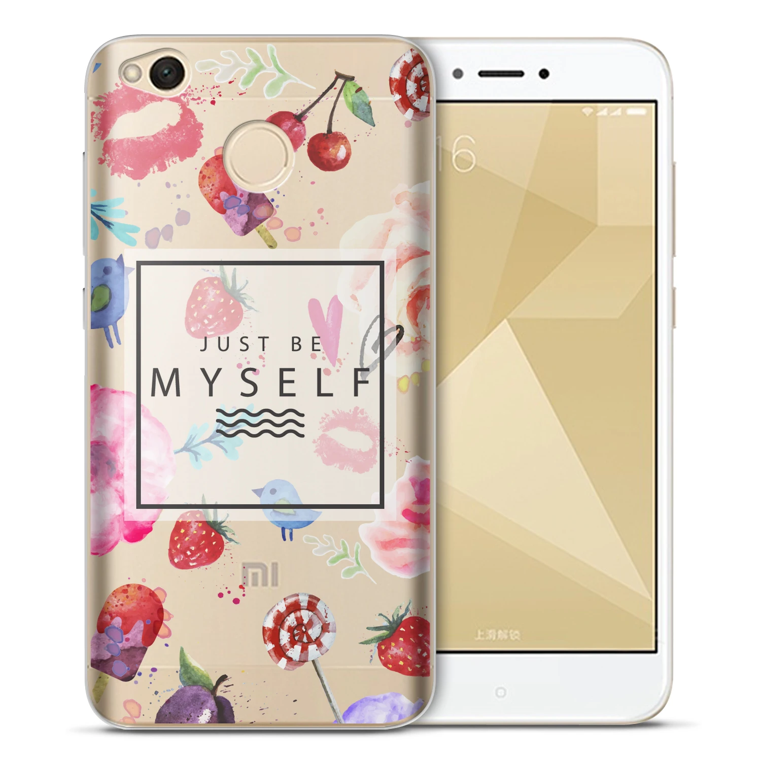 Summer fruits Case For Xiaomi Redmi 5 Plus 4X 4A 5A 3S NOTE Pro Mi6 Mi 6 8 SEA1 Mi5X Soft TPU Silicone Phone Back Cover |