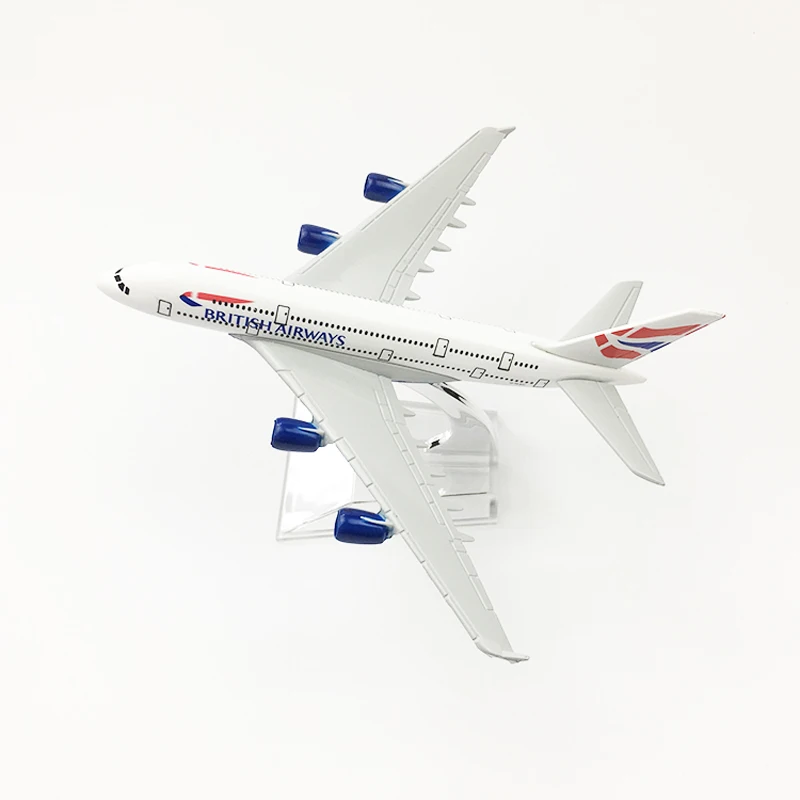 JASON TUTU 16 см BRITISH AIRWAYS Airbus A380 модель самолета Модель аэроплана самолет Литые