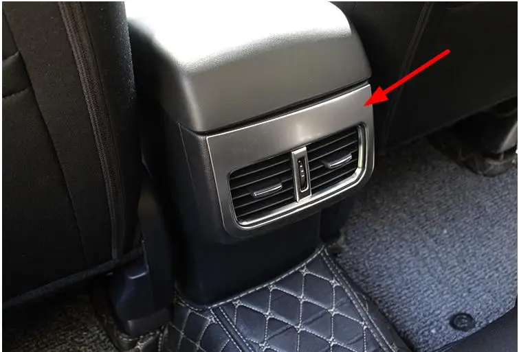 Car Rear Console Air Conditioner Outlet Frame Cover Trim Stickers Styling For Mazda CX-5 CX5 2017 2018 KF | Автомобили и